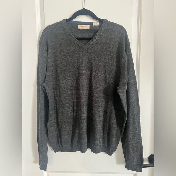 Weatherproof - Vintage Mens Sweater Knit Cotton V Neck - Picture 6 of 6